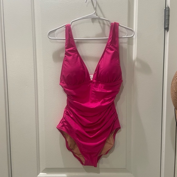 J. Crew Other - NEW…J.CREW Ruched V-Neck One Piece Swimsuit